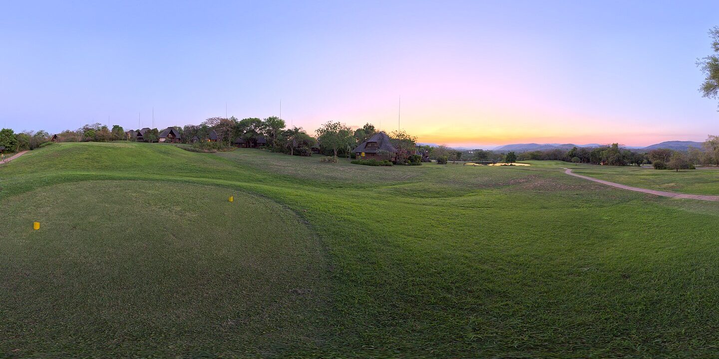 Fairway at golden hour